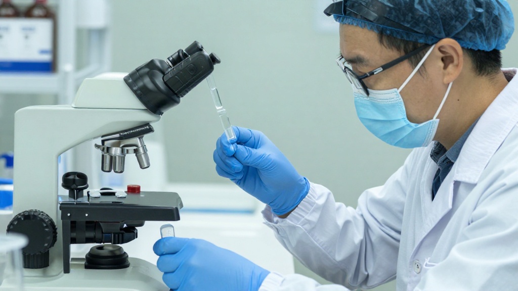 Cientistas em laboratório analisando amostras, simbolizando pesquisa
