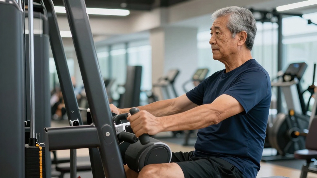 Treino de resistência seguro para idosos
